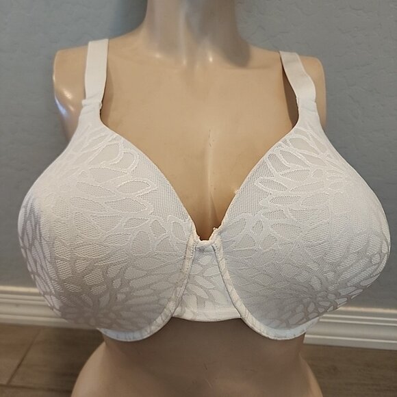Vanity Fair Bra 44D White Underwire Lined 76380 - Picture 1 of 3